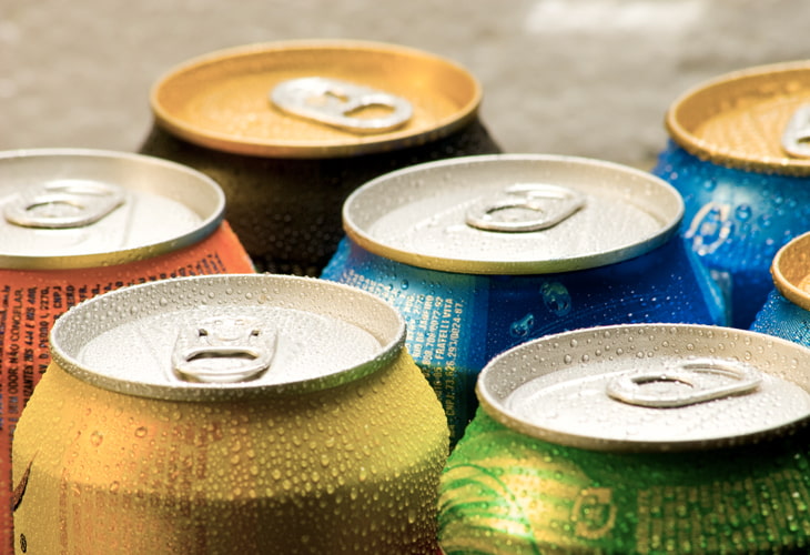 cans of soda