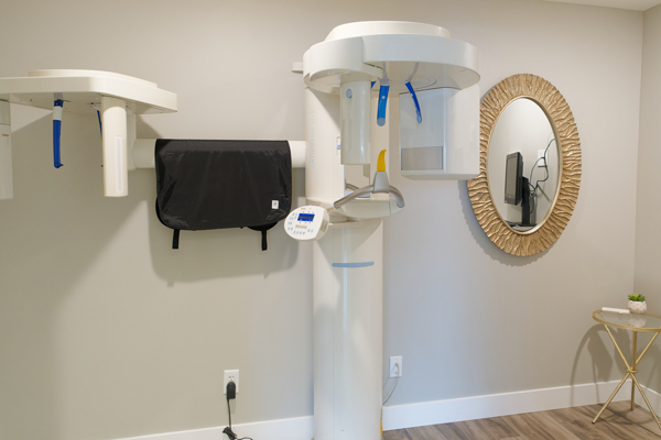 x-ray machine in orthodontic office