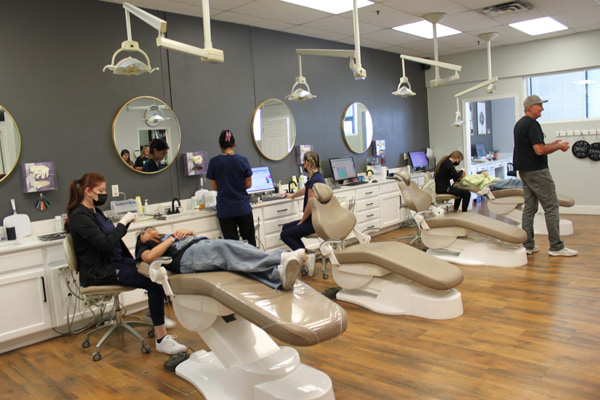main patient treatment area in Orem location