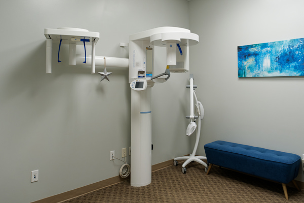 x-ray machine at orthodontic office