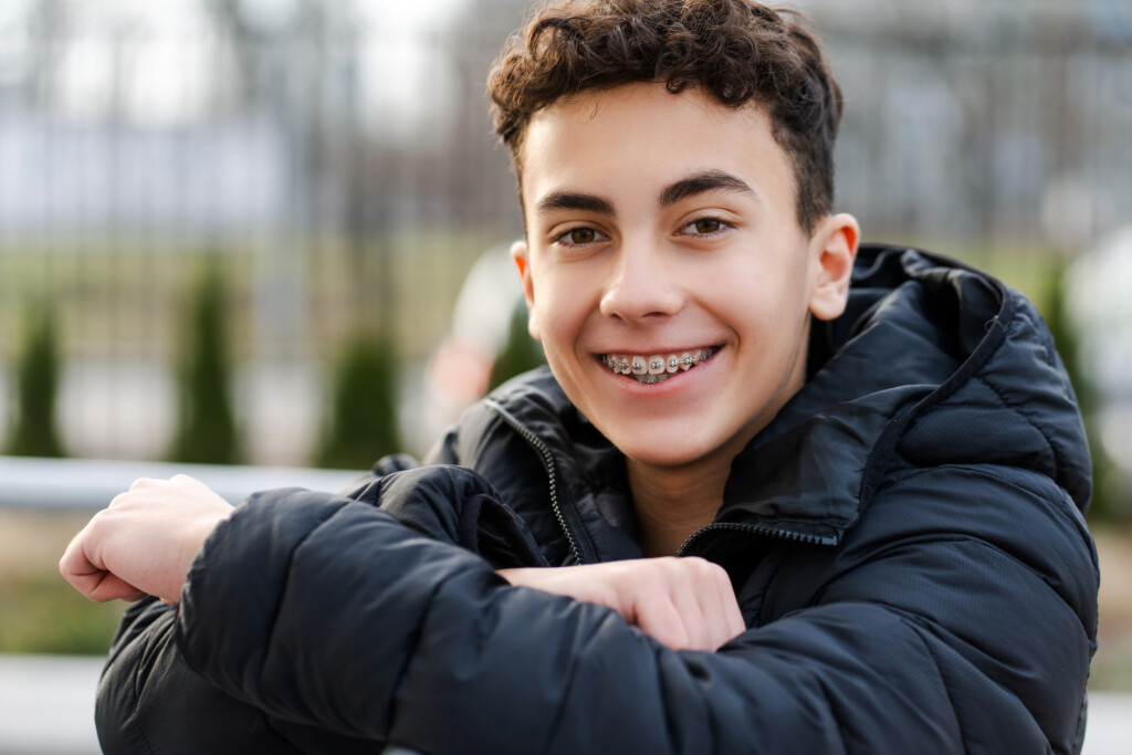 Boy with Braces